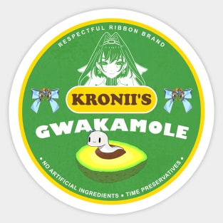 Gwakamole Sticker